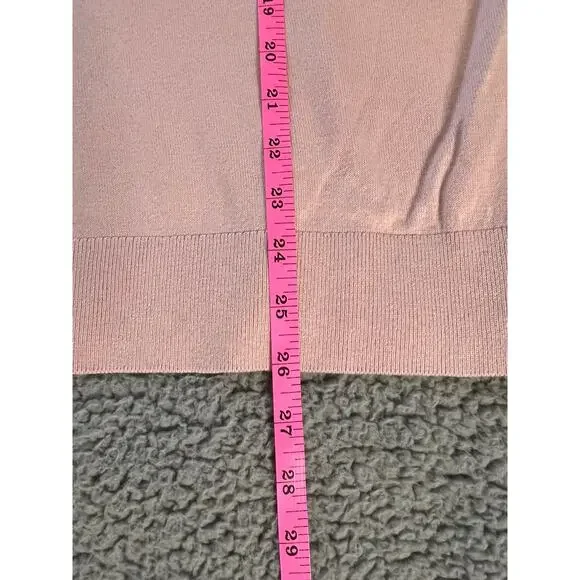 Lightweight Cotton Cashmere V-Neck Sweater Large (B100320) - Picture 8 of 8